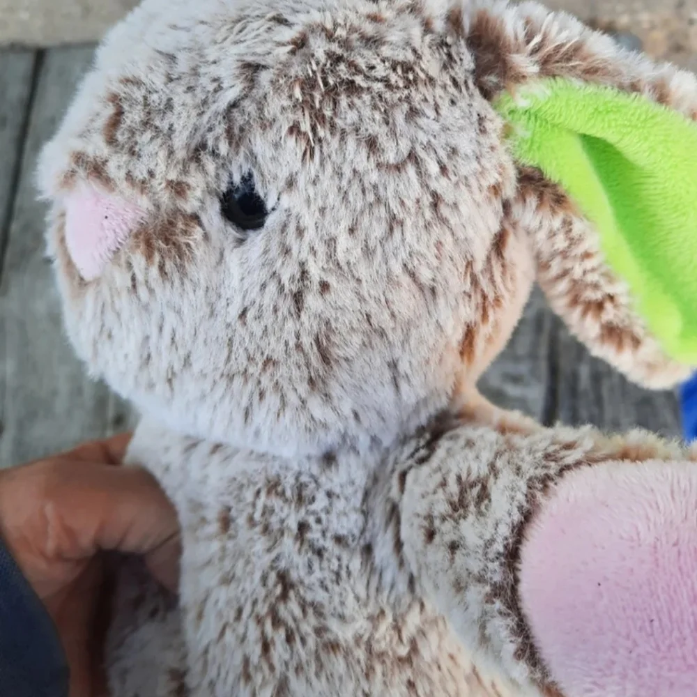 Kellytoy tan plush bunny rabbit stuffed animal